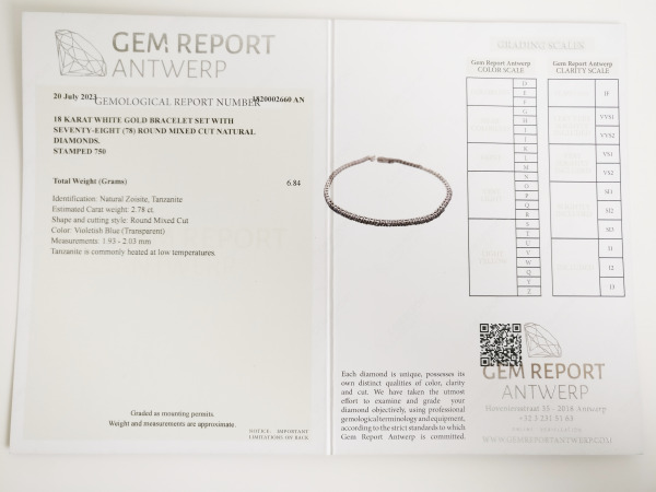 2.78ct Tanzanite Bracelet – foto 7 – kavel bij XL Auctions