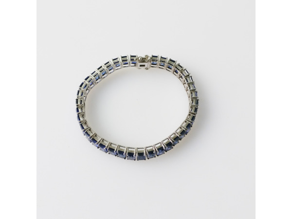 32.90ct Lab Grown Sapphire Bracelet – foto 2 – kavel bij XL Auctions