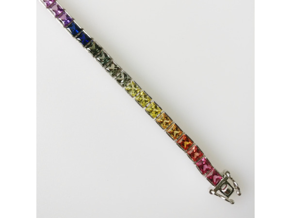 34.68ct Lab Grown Sapphire and Bracelet – foto 5 – kavel bij XL Auctions