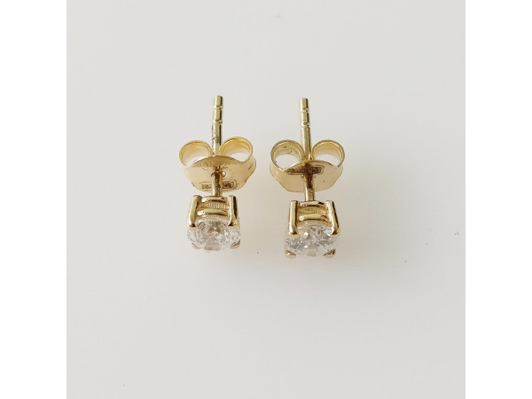 0.64ct Diamond Earrings – foto 2 – kavel bij XL Auctions