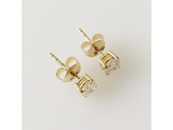 0.64ct Diamond Earrings – foto 6 – kavel bij XL Auctions