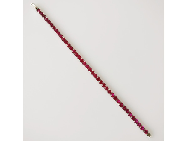 14.14ct Lab Grown Ruby and Bracelet – foto 3 – kavel bij XL Auctions