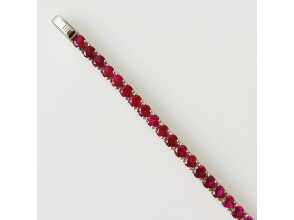 14.14ct Lab Grown Ruby and Bracelet – foto 4 – kavel bij XL Auctions