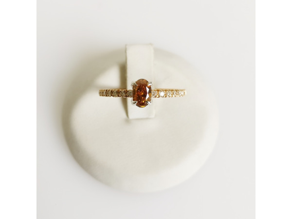 0.61ct Diamond Ring – foto 2 – kavel bij XL Auctions