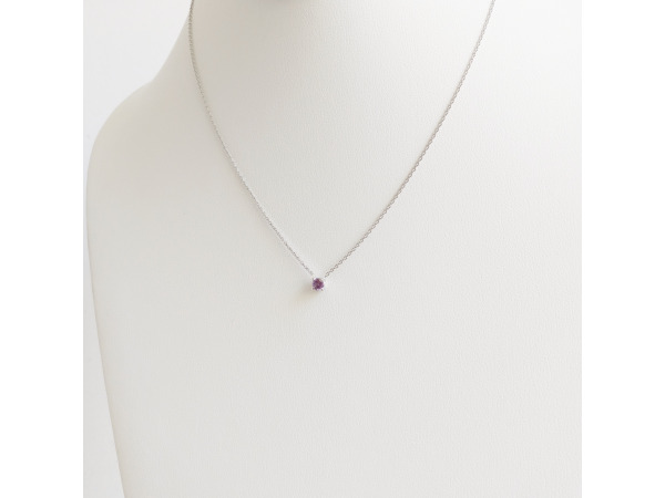 0.26ct Sapphire Necklace with Pendant – foto 4 – kavel bij XL Auctions