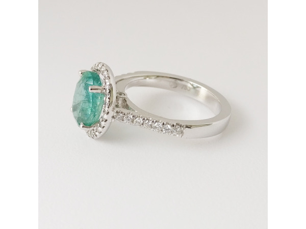 2.89ct Emerald and Diamond Ring – foto 2 – kavel bij XL Auctions