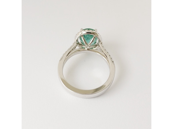 2.89ct Emerald and Diamond Ring – foto 3 – kavel bij XL Auctions