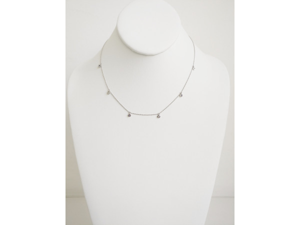 0.19ct Tanzanite and Diamond Necklace – foto 2 – kavel bij XL Auctions