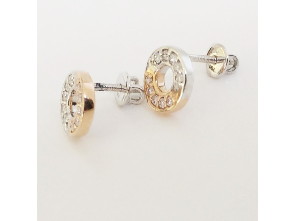 0.16ct Diamond Earrings – foto 3 – kavel bij XL Auctions