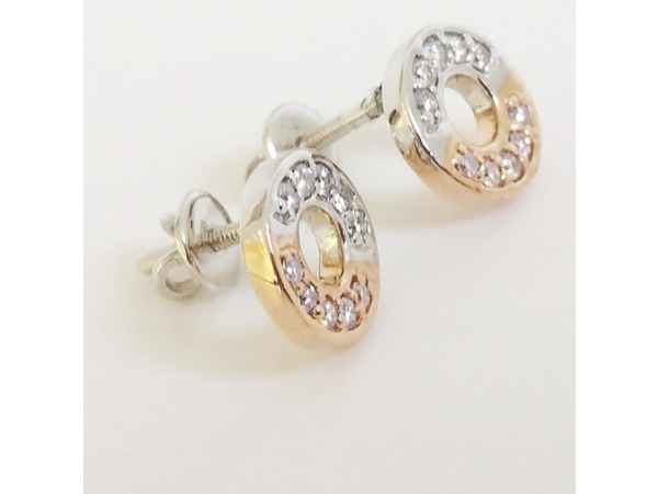 0.16ct Diamond Earrings – foto 4 – kavel bij XL Auctions