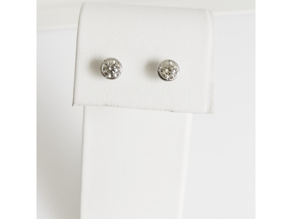 0.84ct Diamond Earrings – foto 2 – kavel bij XL Auctions