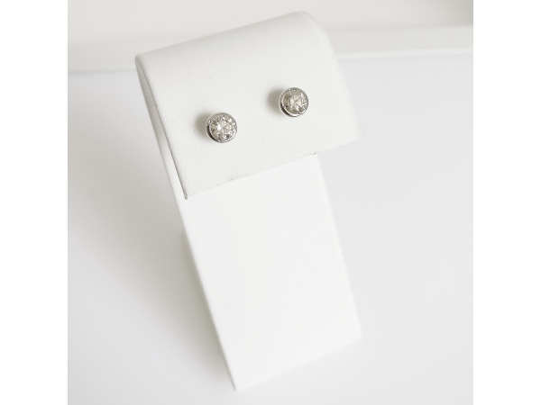0.84ct Diamond Earrings – foto 3 – kavel bij XL Auctions