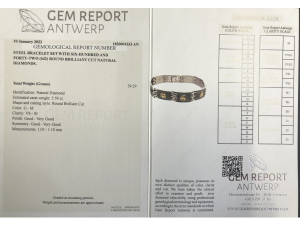 5.59ct Diamond Bracelet – foto 7 – kavel bij XL Auctions