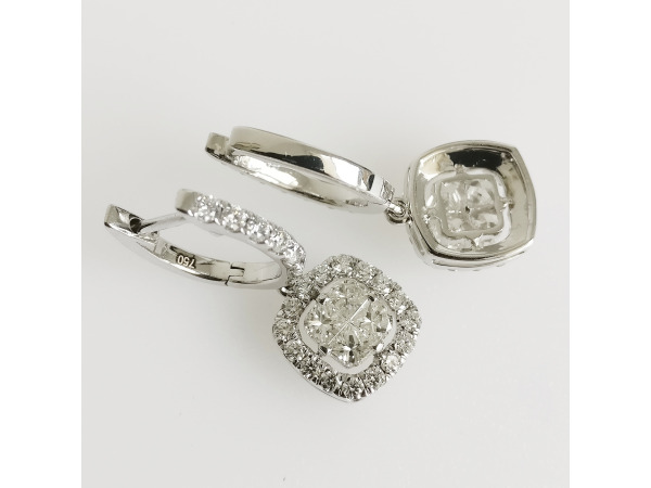 1.94ct Diamond Earrings – foto 3 – kavel bij XL Auctions