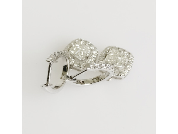 1.94ct Diamond Earrings – foto 4 – kavel bij XL Auctions