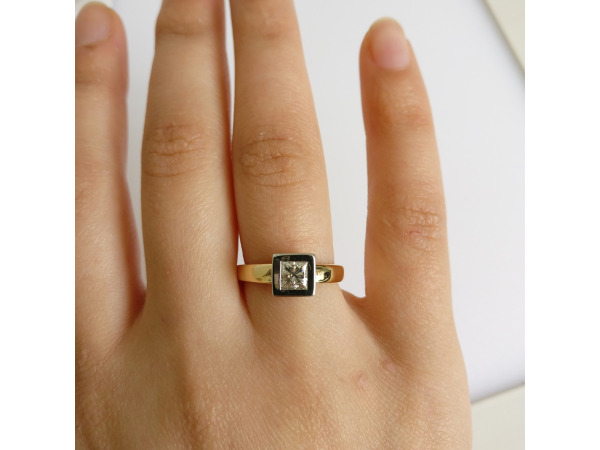 0.76ct Diamond Ring – foto 7 – kavel bij XL Auctions