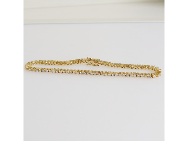 2.50ct Diamond Bracelet – foto 4 – kavel bij XL Auctions