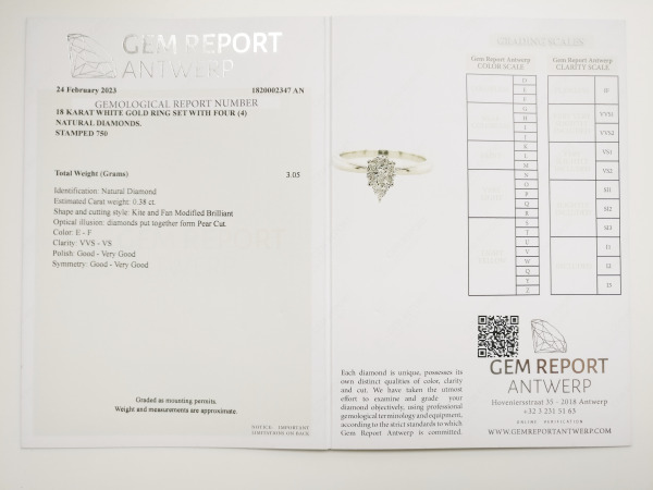 0.38ct Diamond Ring – foto 7 – kavel bij XL Auctions