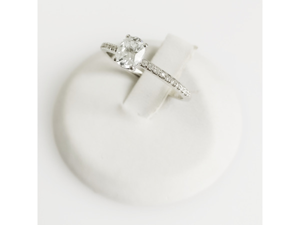 0.71ct Lab Grown Diamond and Diamond Ring – foto 3 – kavel bij XL Auctions