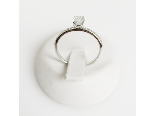0.71ct Lab Grown Diamond and Diamond Ring – foto 5 – kavel bij XL Auctions