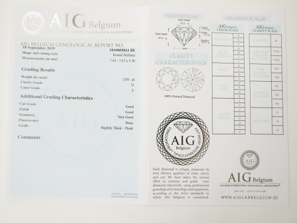 2.01ct Diamond Ring – foto 7 – kavel bij XL Auctions