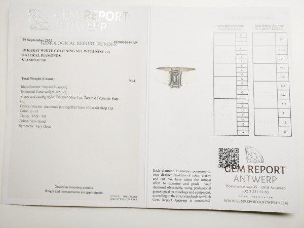 0.50ct Diamond Ring – foto 6 – kavel bij XL Auctions