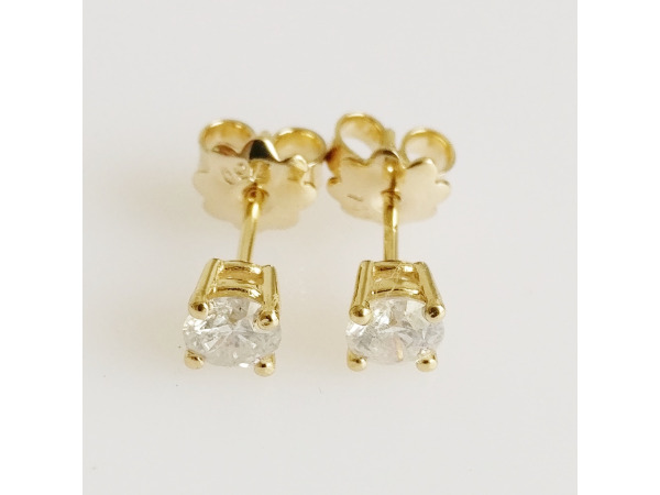 0.86ct Diamond Earrings – foto 2 – kavel bij XL Auctions