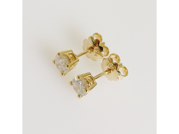 0.86ct Diamond Earrings – foto 7 – kavel bij XL Auctions