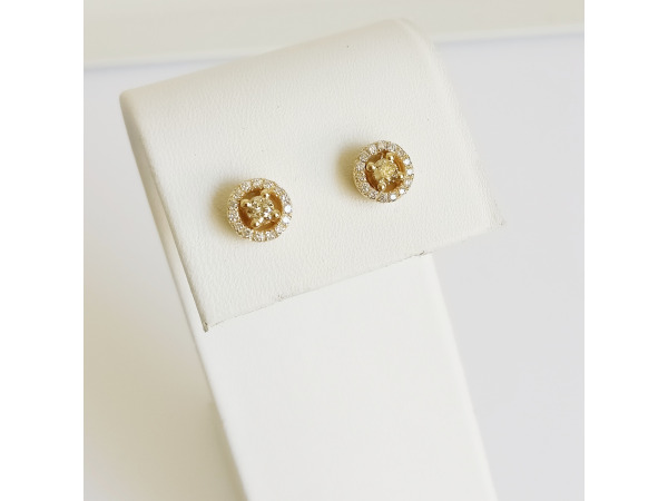 0.37ct Diamond Earrings – foto 3 – kavel bij XL Auctions
