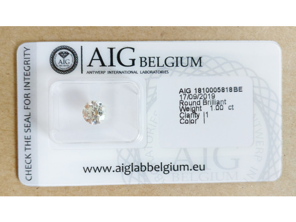 Round 1.00ct – foto 2 – kavel bij XL Auctions