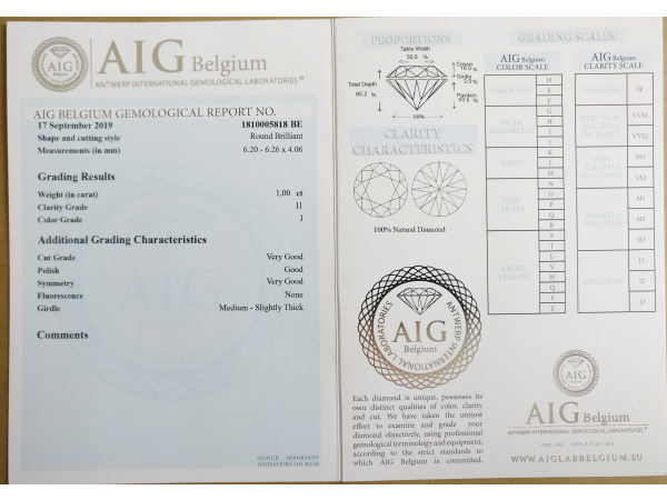 Round 1.00ct – foto 3 – kavel bij XL Auctions