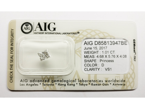 Princess 1.01ct – foto 2 – kavel bij XL Auctions