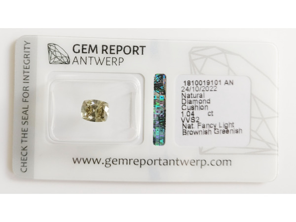 Cushion 1.04ct – foto 2 – kavel bij XL Auctions
