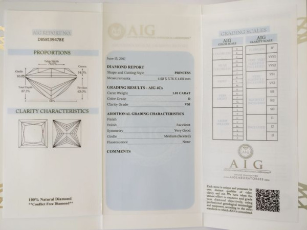Princess 1.01ct – foto 3 – kavel bij XL Auctions