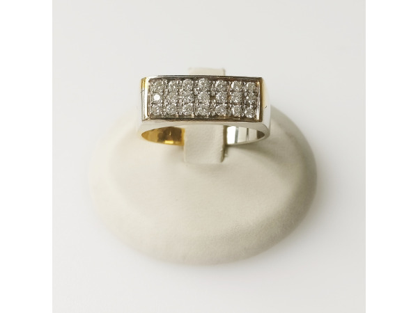 0.42ct Diamond Men's Ring – foto 2 – kavel bij XL Auctions
