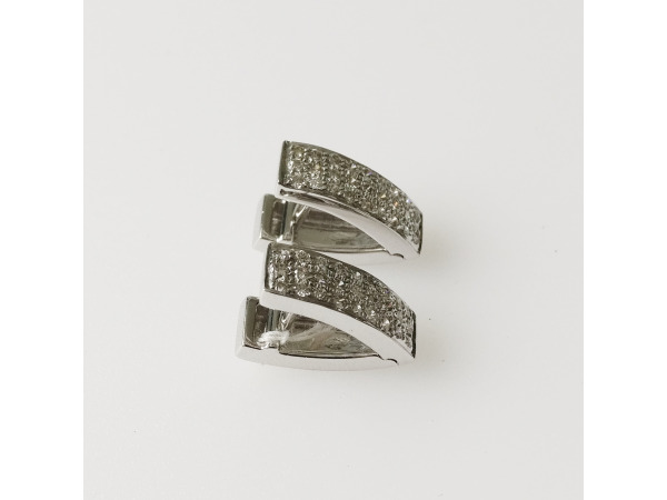 0.65ct Diamond Earrings – foto 2 – kavel bij XL Auctions