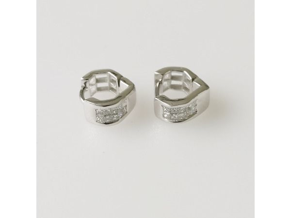 0.40ct Diamond Earrings – foto 6 – kavel bij XL Auctions