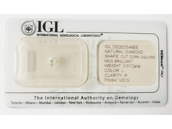 Radiant 0.51ct – foto 2 – kavel bij XL Auctions