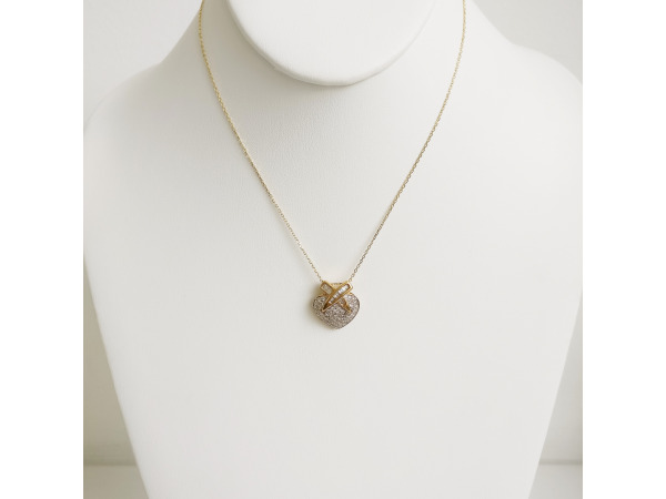 0.88ct Diamond Necklace with Pendant – foto 2 – kavel bij XL Auctions