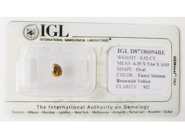 Oval 0.52ct – foto 2 – kavel bij XL Auctions