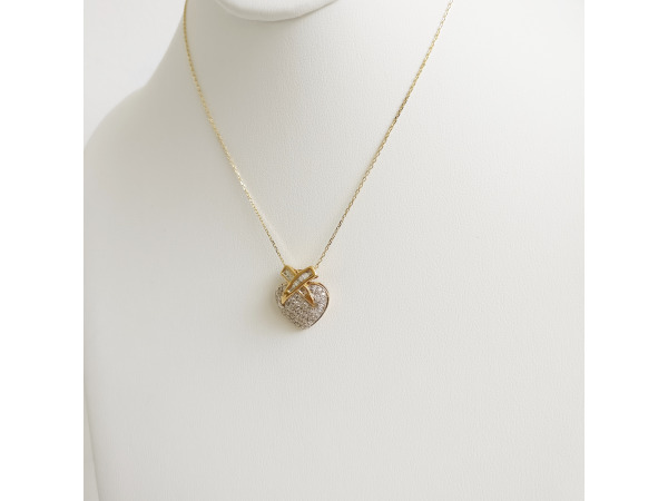 0.88ct Diamond Necklace with Pendant – foto 3 – kavel bij XL Auctions