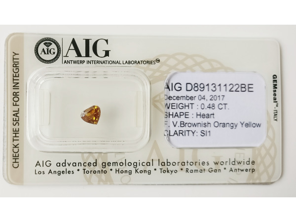 Heart 0.48ct – foto 2 – kavel bij XL Auctions