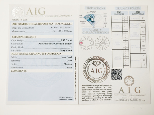 Round 0.42ct – foto 3 – kavel bij XL Auctions