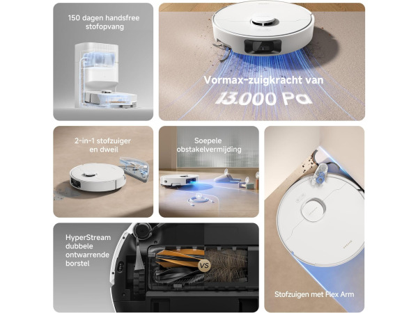 DREAME D20 Pro Plus robotstofzuiger en dweil - 13.000 Pa – foto 10 – kavel bij XL Auctions