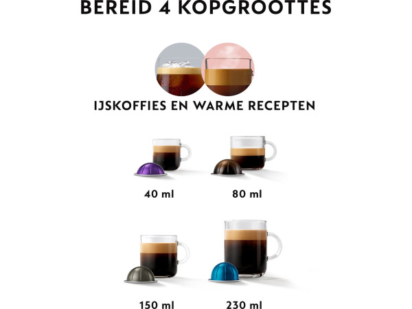De'Longhi Nespresso Vertuo Pop ENV90.Y Capsule Koffiemachine – foto 2 – kavel bij XL Auctions
