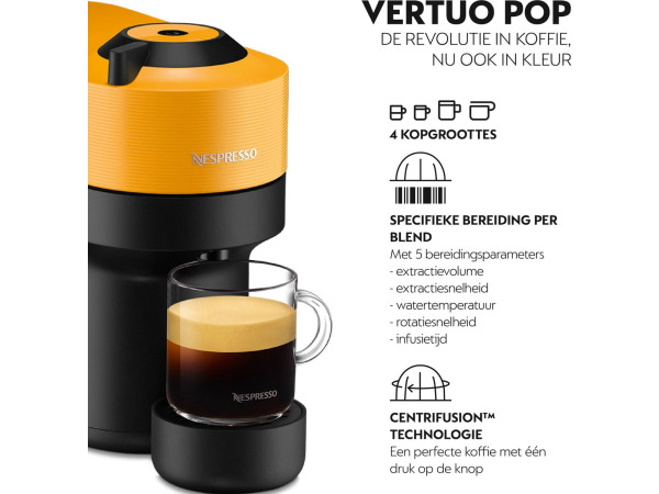 De'Longhi Nespresso Vertuo Pop ENV90.Y Capsule Koffiemachine – foto 6 – kavel bij XL Auctions
