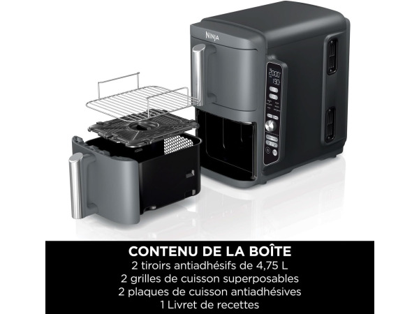 Ninja Double Stack XL Airfryer - SL400EU - 9,5L – foto 3 – kavel bij XL Auctions