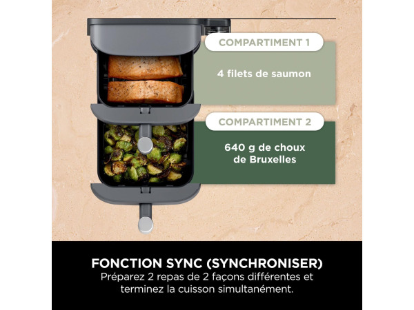 Ninja Double Stack XL Airfryer - SL400EU - 9,5L – foto 6 – kavel bij XL Auctions