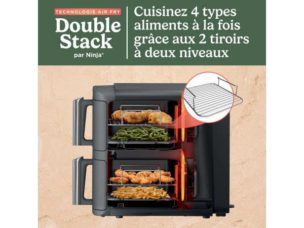 Ninja Double Stack XL Airfryer - SL400EU - 9,5L – foto 8 – kavel bij XL Auctions