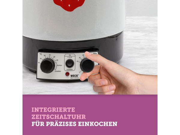 WECK Inmaakkookmachine wekautomaat - 29L - 2000W – foto 4 – kavel bij XL Auctions
